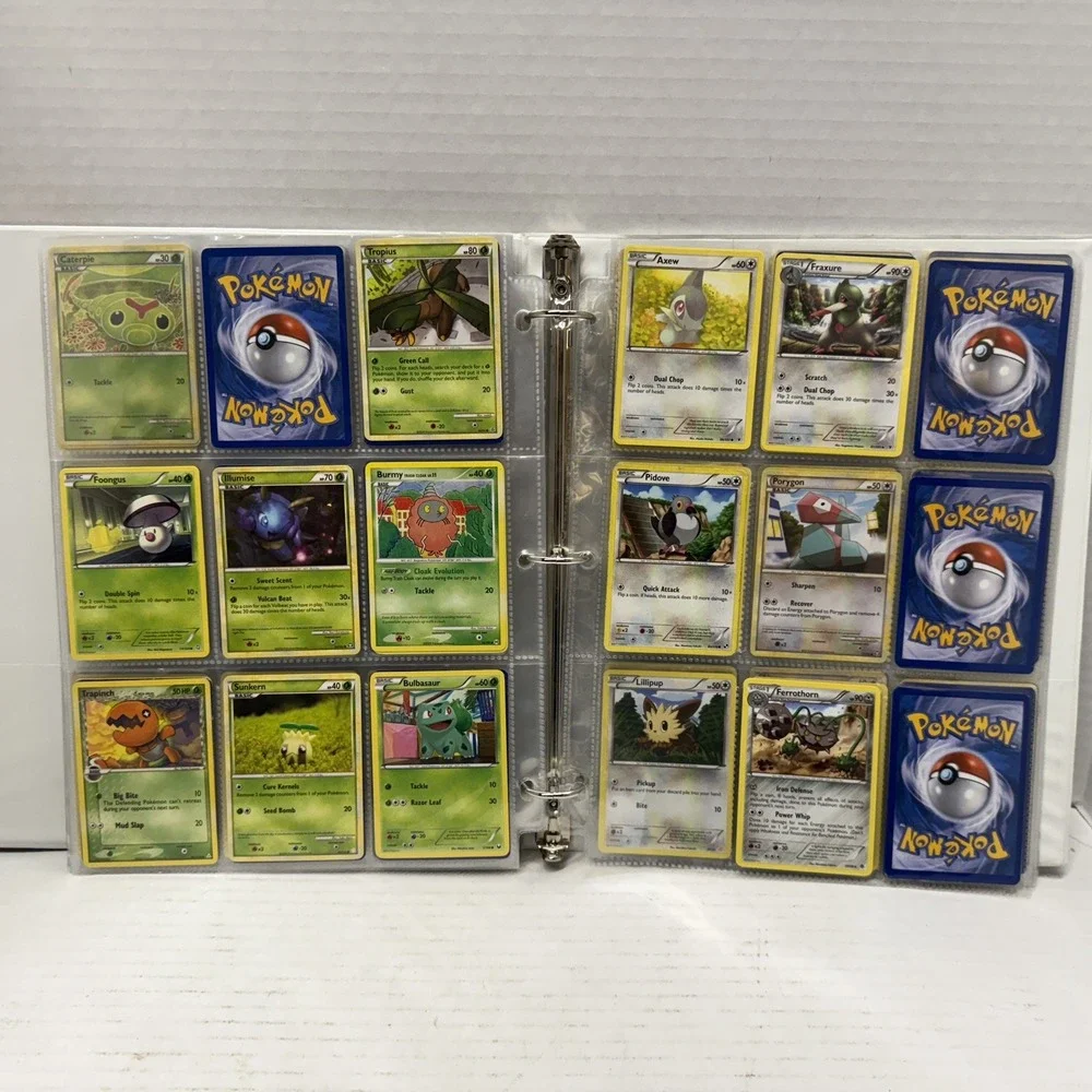 Pokemon Binder Lot Collection Of 199 Cards Illustration Rares Full Arts, Basics